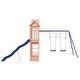 preview thumbnail 15 of 15, vidaXL Swing Set Outdoor Backyard Wooden Playground Equipment for Kids Age 3-8