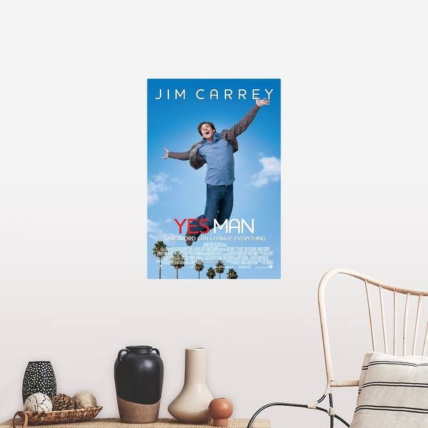 Yes Man Movie Poster Poster Print Overstock 24128738 In case you think that jim carrey is too much of a coward to jump from a bridge, have a look to this video below overstock com