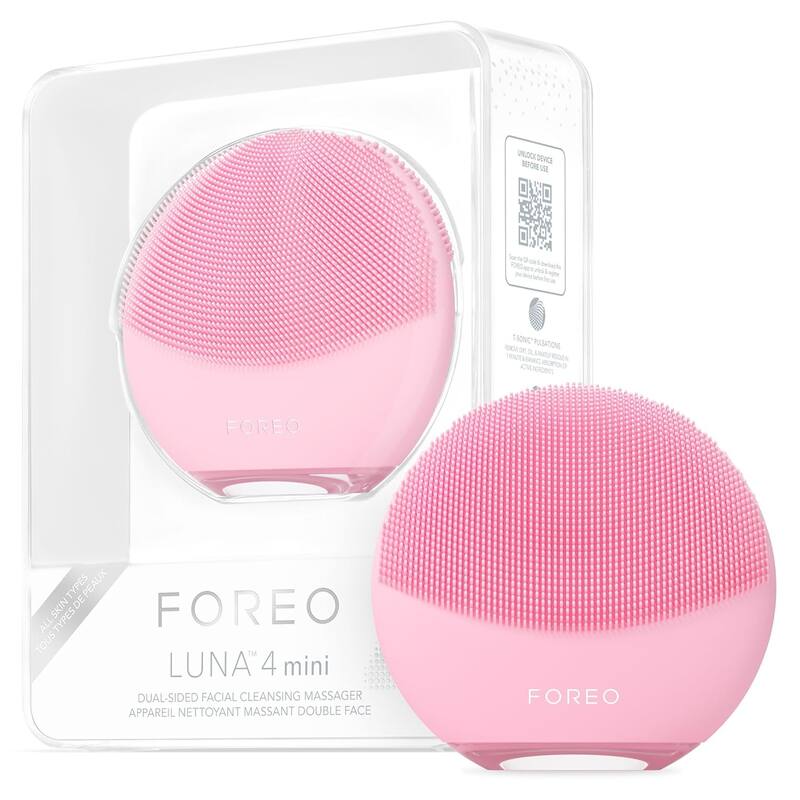 FOREO Luna 4 Mini Dual-Sided Facial Cleansing Massager - Pearl Pink