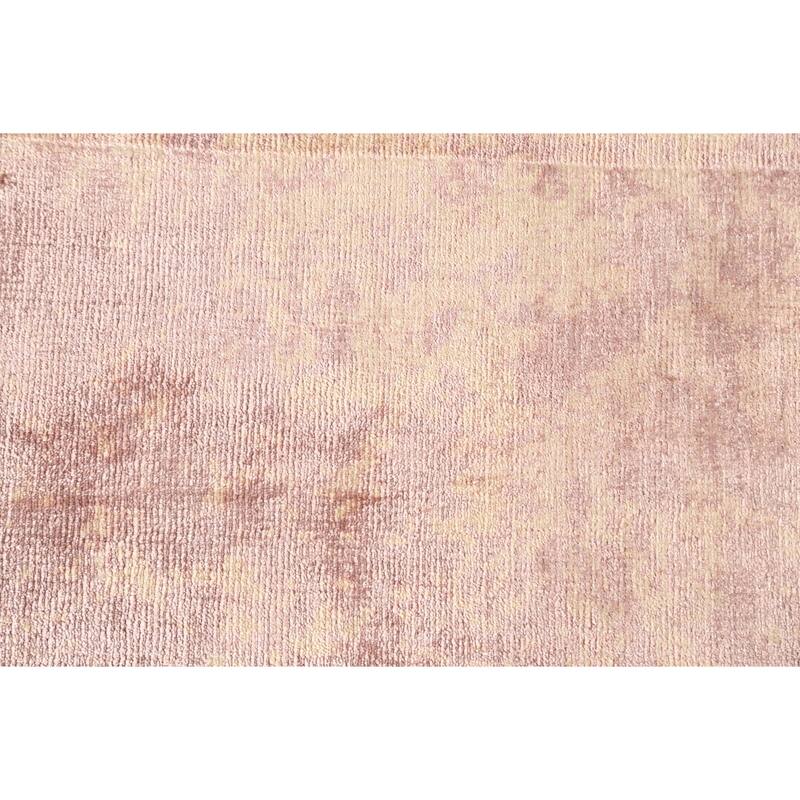 Modern Abstract Indian Area Rug Handmade Wool Carpet - 6'8"x 9'10"