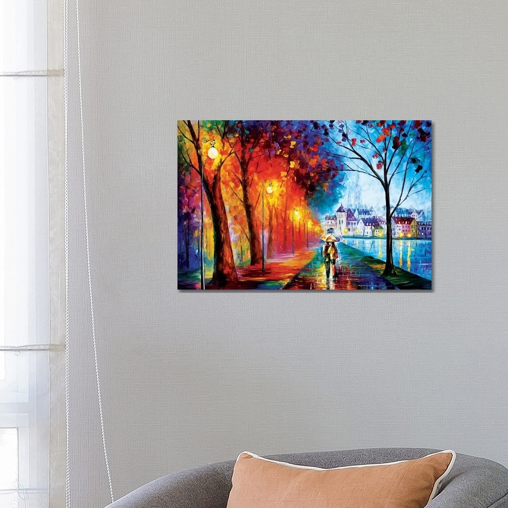 iCanvas 'City By The Lake' by Leonid Afremov Gallery Canvas Print