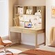 preview thumbnail 6 of 10, Industrial Kids Desk Study Table with Storage Drawers and Pegboard
