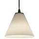 preview thumbnail 4 of 3, Access Lighting Martini - Glass Pendant - Cord - Oil Rubbed Bronze Finish - White Glass Shade