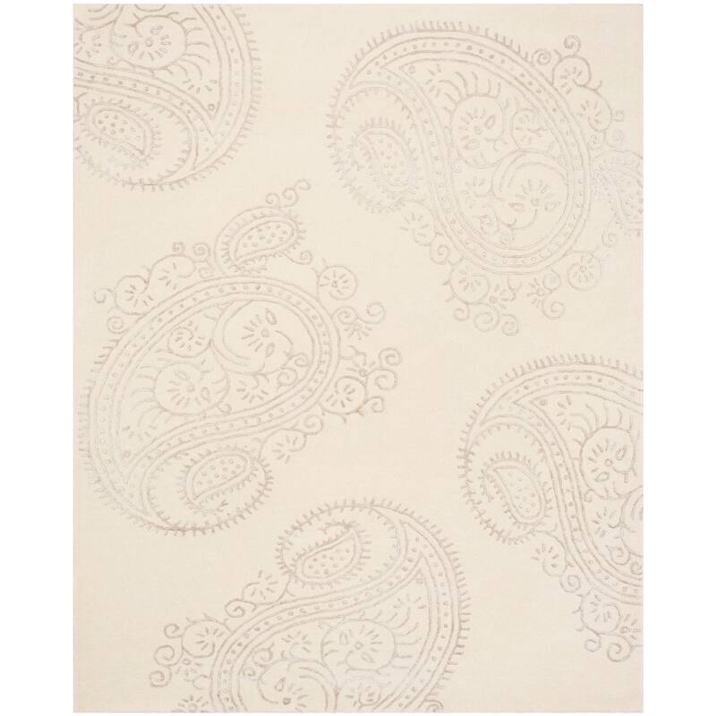 SAFAVIEH Handmade Bella Kristiana Paisley Modern Floral Wool Rug