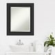 preview thumbnail 10 of 31, Beveled Bathroom Wall Mirror - Shipwreck Black Frame