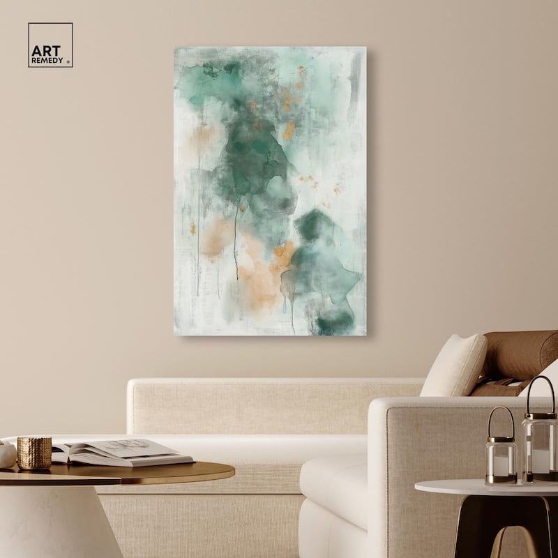 Verdant Vapors I Canvas by Art Remedy, Gallery Wrapped