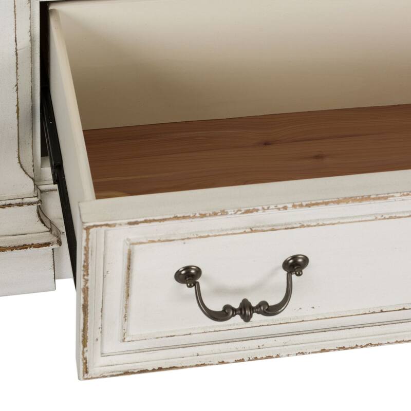 Liberty Furniture Abbey Park Upholstered Sleigh Bed, Dresser & Mirror, Chest, Nightstand- California King, King, Queen