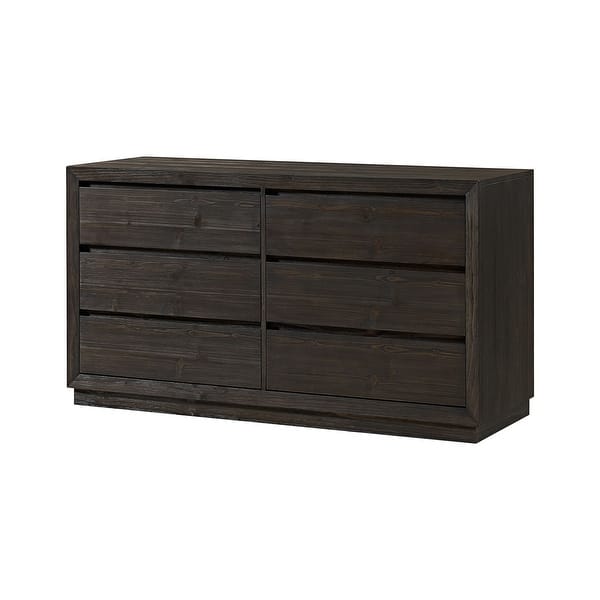 slide 2 of 6, Bello 6-Drawer Pine Dresser Cocoa