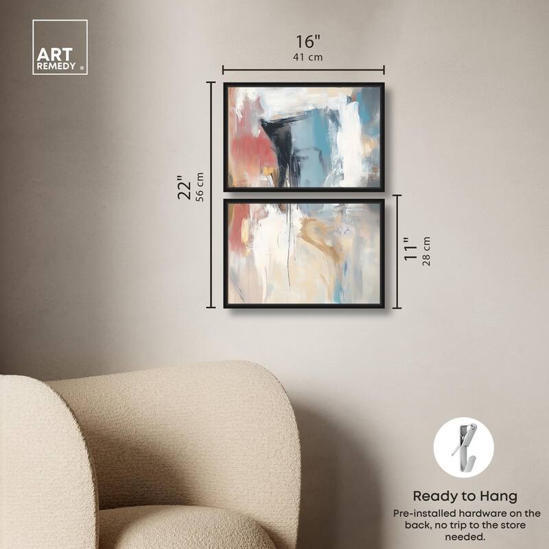 Sanctuary IV Canvas Set of 2 by Art Remedy