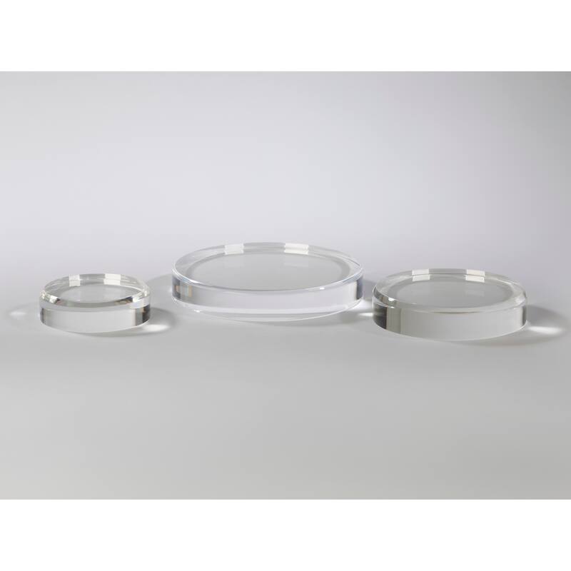 Round Acrylic Risers - Set of 3