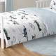 preview thumbnail 6 of 4, Sweet Jojo Designs Vintage Airplane Boy 5pc Toddler-size Comforter Set Green Blue Yellow Airplanes Plane Transportation Clouds