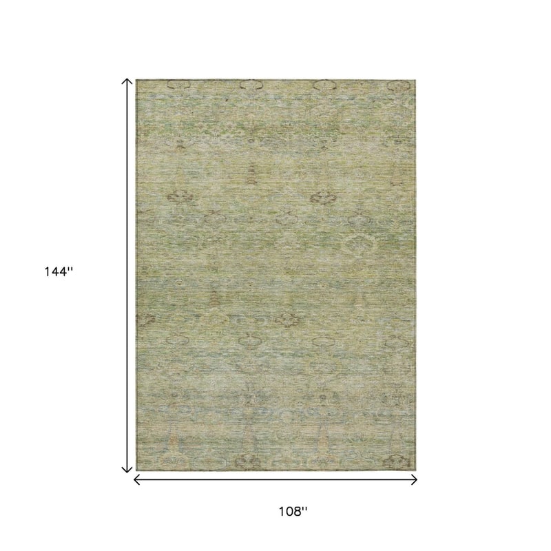 HomeRoots Oriental Traditional Rectangle Outdoor Rug
