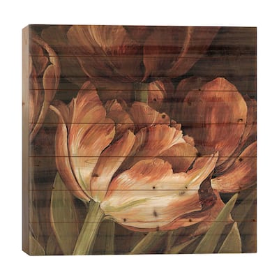 Color Harmony II Print On Wood by Linda Thompson - Multi-Color