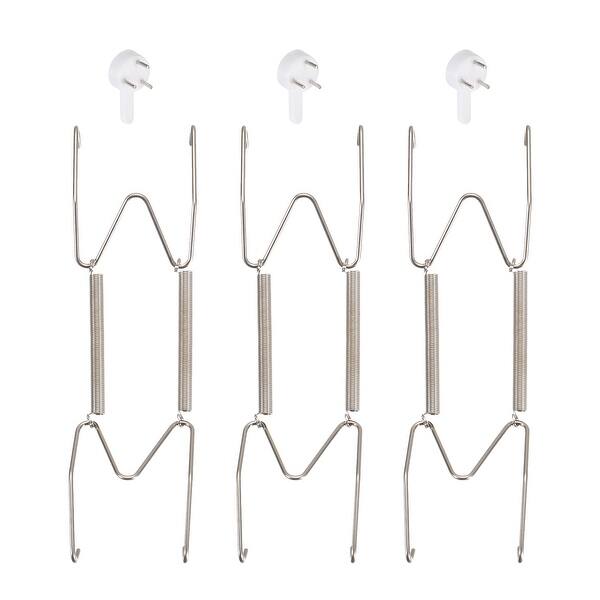 3Pcs Plate Hanger, 6 Inch Stainless Steel for Decorative Plates, Silver Bed Bath & Beyond