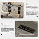 preview thumbnail 15 of 22, 3-Piece Queen Size Bedroom Sets with Double Sliding Door Storage Headboard w/Dresser, 1 Nightstand
