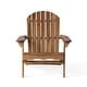 preview thumbnail 16 of 54, Hanlee Acacia Wood Folding Adirondack Chair by Christopher Knight Home - 29.50" W x 35.75" D x 34.25" H