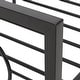 preview thumbnail 15 of 18, Francoise Modern Iron King Bed by Christopher Knight Home