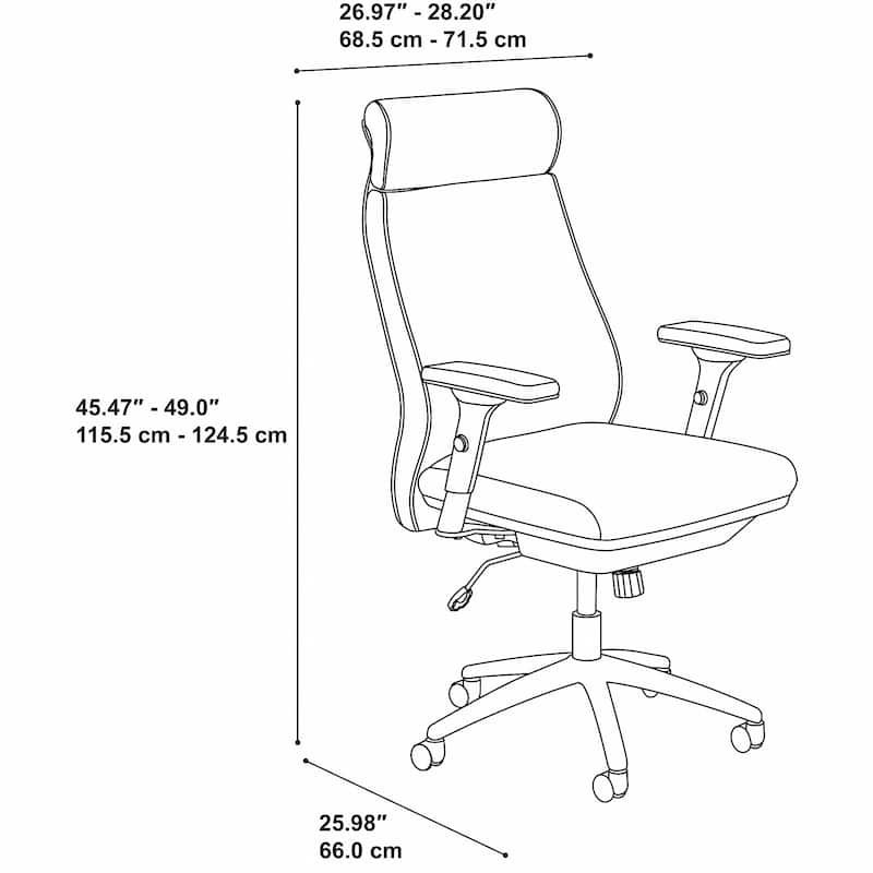 Studio C High Back Executive Office Chair by Bush Business Furniture