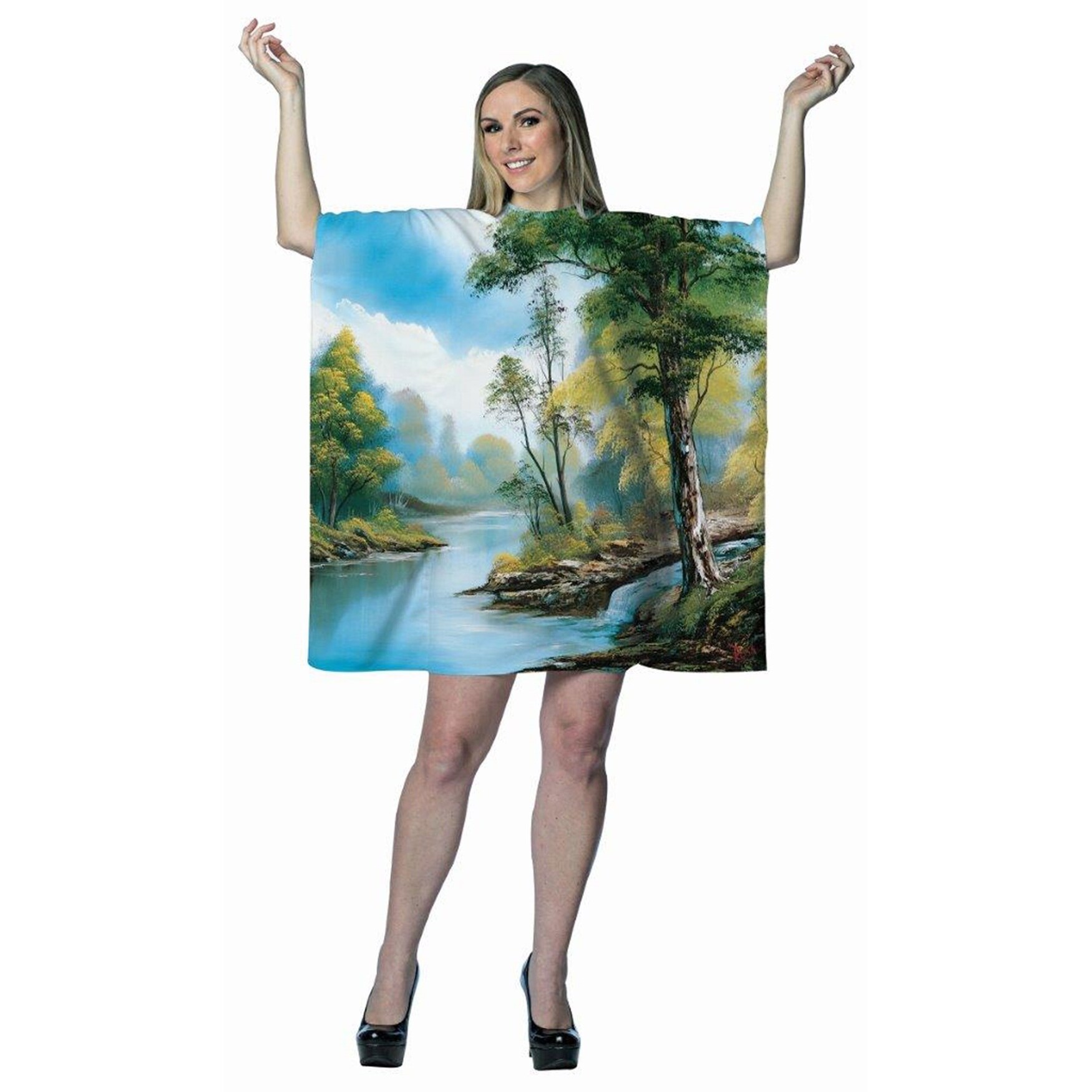 Shop Adult Bob Ross Painting Dress Overstock 17852250