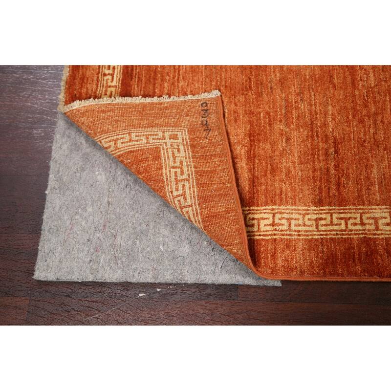 Gabbeh Kashkoli Hallway Runner Rug Hand-knotted Oriental Wool Carpet - 2'8" x 9'10"