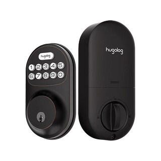 Hugalog Lock Hugolog Door Lock, Keyless Entry Door Lock, Electronic Deadbolt with ...