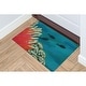 preview thumbnail 2 of 5, Liora Manne Illusions Reef & Fish Indoor/Outdoor Mat Coral 1'7" x 2'5"