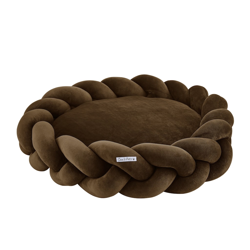 Ivy 27'' Dog Bed In Brown - 27