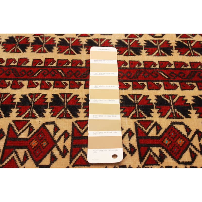 Teimani Beige Rug 2'11" x 4'1" - 2'11 x 4'1