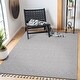 preview thumbnail 3 of 6, LOOM & LUXE Collection White/Geometric Indoor/Outdoor Area Rug