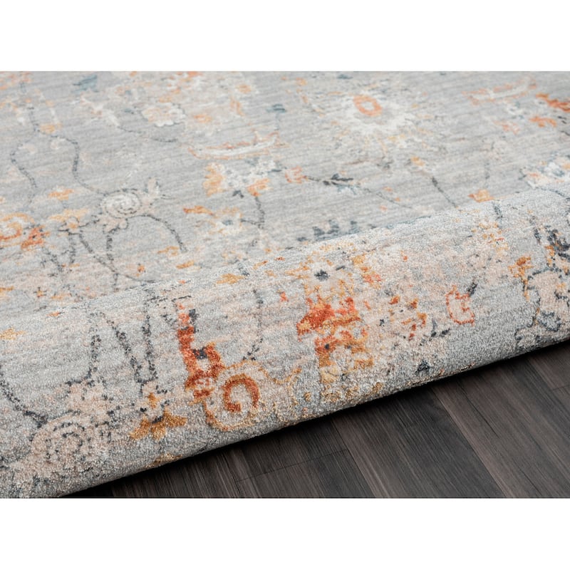 Terra by Obeetee Manor Persian Floral Rug