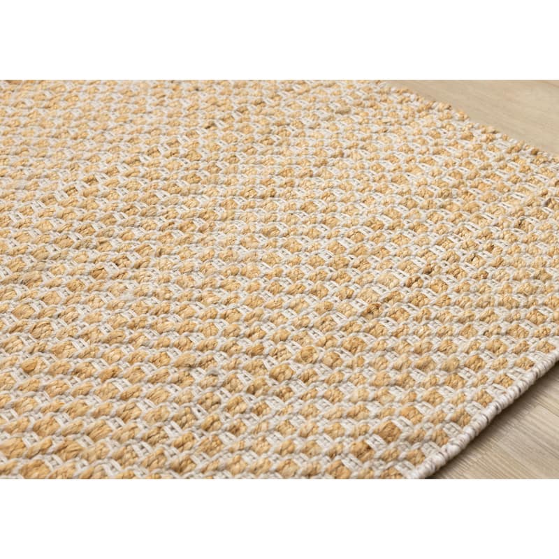 Jute Collection - Natural Handmade Light Oak Area Rug