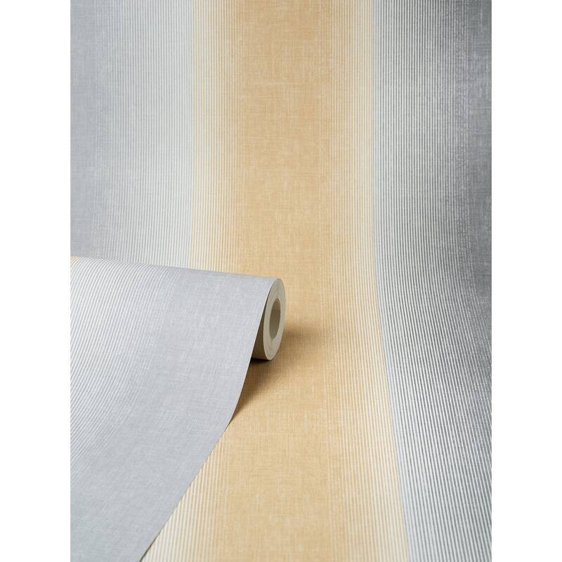 Fine Decor Kirby Mustard Stripe Wallpaper