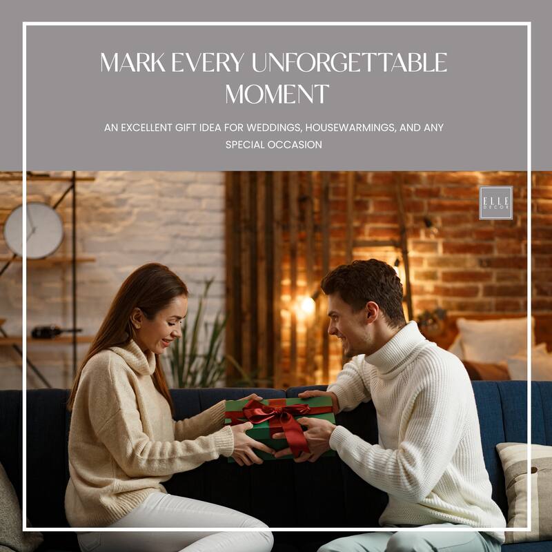 Elle Decor Bedside Pitcher Set Carafe with Cup - 44 Ounce