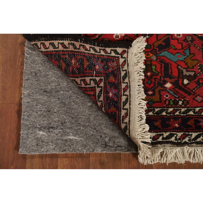 Tribal / Geometric Gharajeh Persian Runner Rug Handmade Wool Carpet - 2'3" x 9'5"