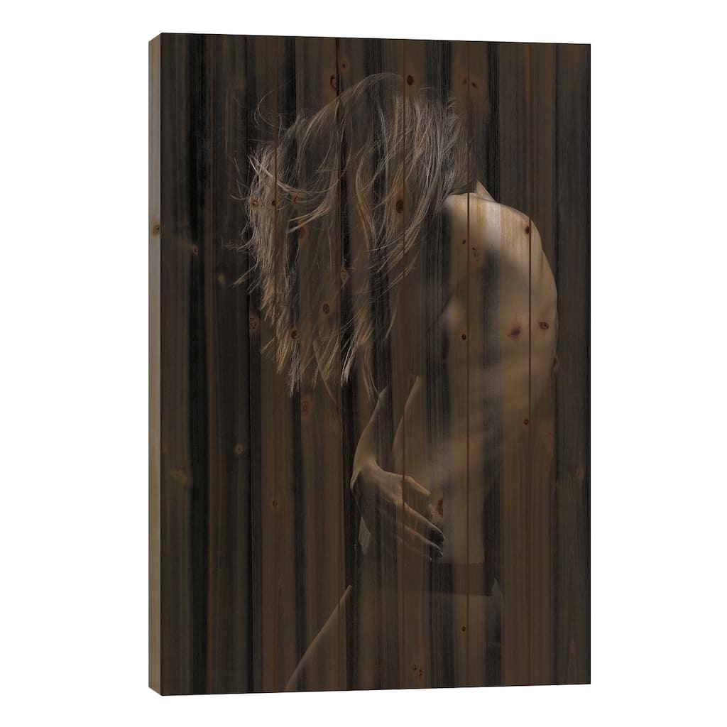 Beauty Or Beast Print On Wood by Martin Krystynek - Multi-Color