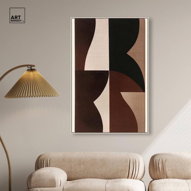 Quartet in Brown II Canvas by Art Remedy