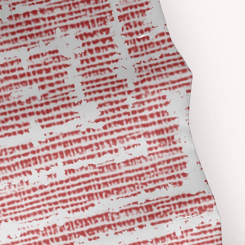 Woven Tiki, Geometric Print Shower Curtain