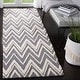 preview thumbnail 51 of 122, SAFAVIEH Handmade Cambridge Tinnie Modern Moroccan Wool Rug 2'6" x 8' Runner - Dark Grey/Ivory - Runner