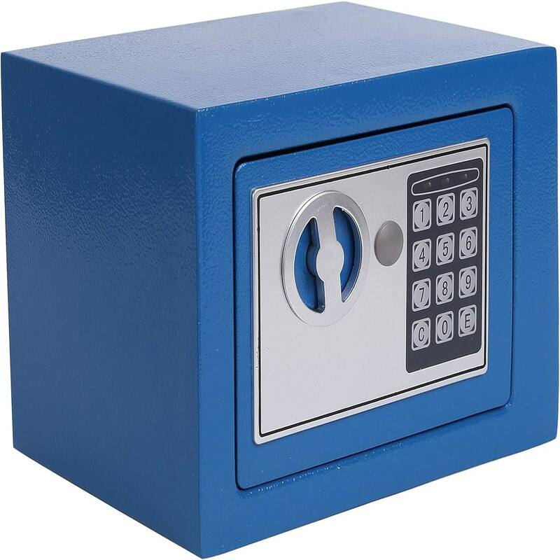 Electronic Security Safe Box - Blue