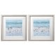 preview thumbnail 1 of 3, Uttermost Sea Glass Sandbar Framed Prints (Set of 2)