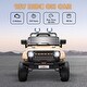 preview thumbnail 12 of 25, Qaba 12V Ride On Truck, Battery Powered Kids Electric Car with Spring Suspension, Remote, LED Headlights, Horn, USB Music