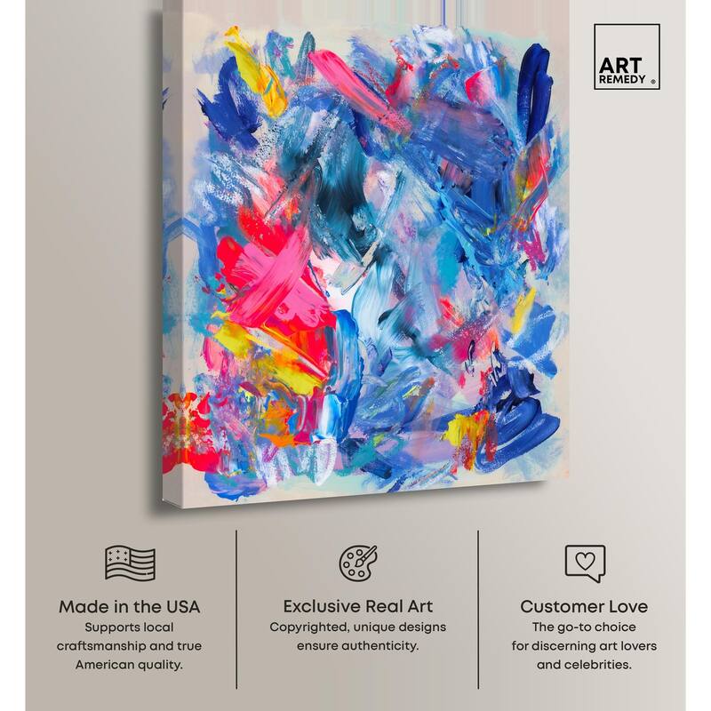 Colorburst Mirage Canvas by Art Remedy, Gallery Wrapped