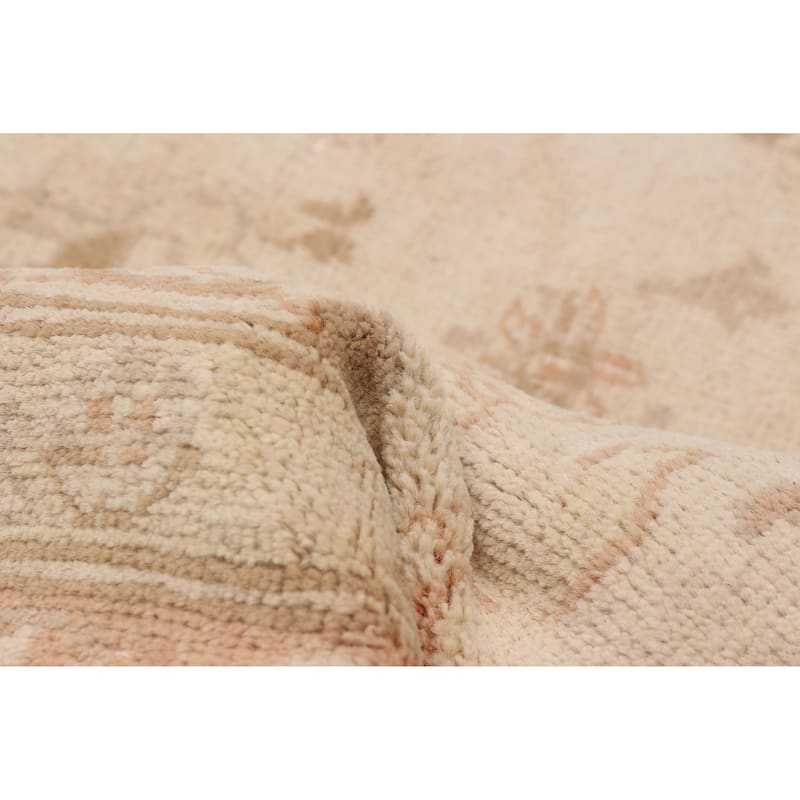 ECARPETGALLERY Hand-knotted Chobi Finest Ivory Wool Rug - 5'10 x 8'7