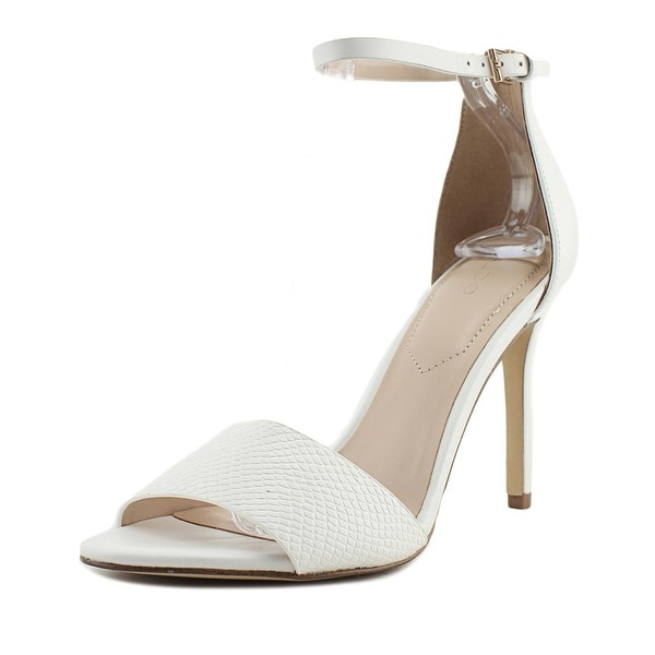 aldo white heels