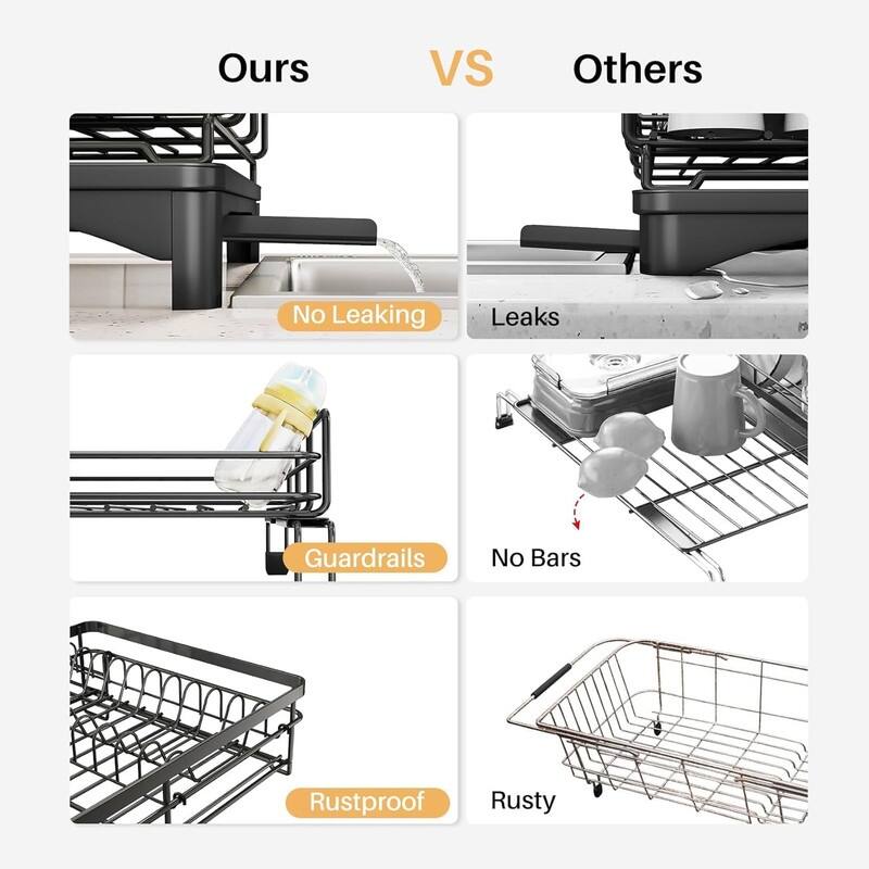 Dish Drying Rack - Extendable Dish Rack