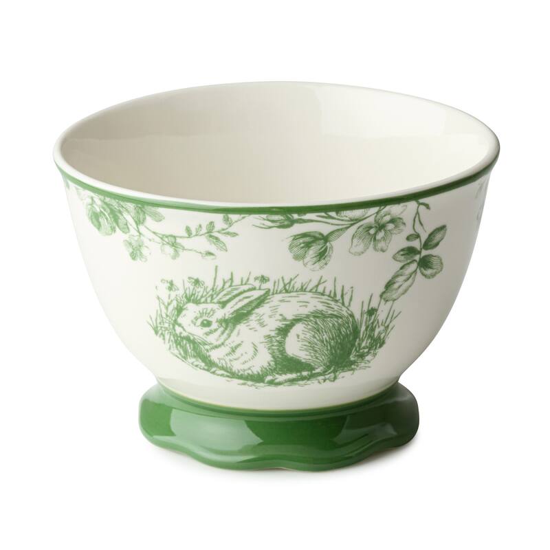 Certified International Le Jardin Set of 4 Ice Cream Bowl 5.25" x 3" 4 asst - 5.25"W x 5.25"D x 3.5"H