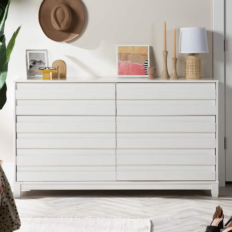 Middlebrook Contemporary Solid Wood 6-Drawer Dresser