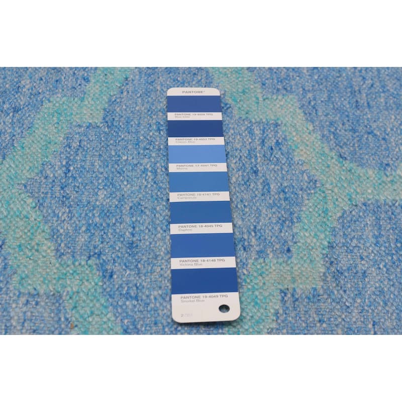 Ankara FW Blue Kilim 5'1" x 8'1" - 5'1 x 8'1