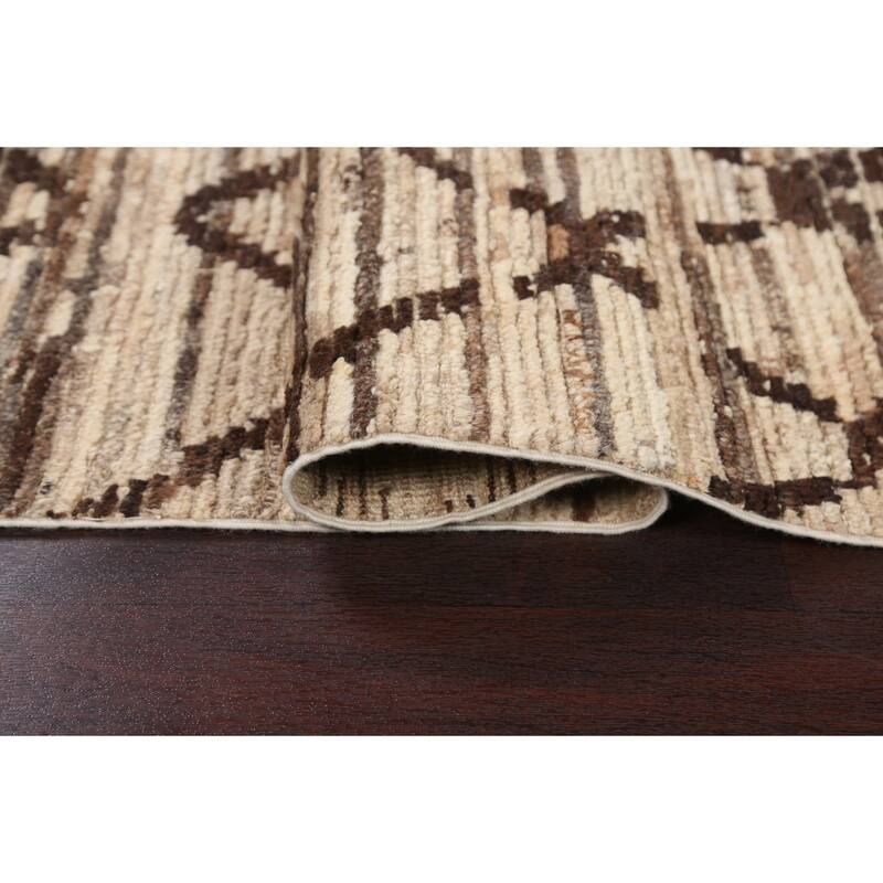 Modern Gabbeh Kashkoli Decorative Area Rug Hand-knotted Wool Carpet - 3'3" x 5'0"