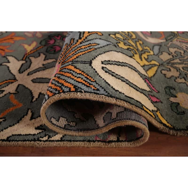 Animals Design Ziegler Indian Large Area Rug Handmade Wool Carpet - 9'10"x 13'8"